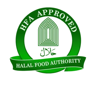 Halal Food Authority green certification logo